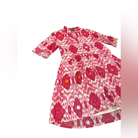 Tuckernucks Ro's Garden Magenta June Deauville Dress Size Small - Picture 5 of 11